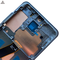 Pantalla OLED para Galaxy Samsung S20 Pantalla LCD Reemplazo Samsung Panel de pantalla táctil Protector Marco de huellas dactilares Teléfono móvil LCDs