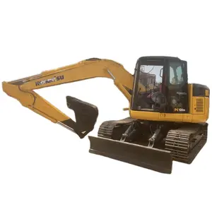 Used Excavating Machinery Crawler Komatsu PC128US Farm mining digging Excavator Household In Stock