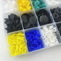730 pièces Clips de retenue de voiture panneau en plastique universel doublure intérieure pare-chocs attache retenue Rivet ensemble attaches à poussoir