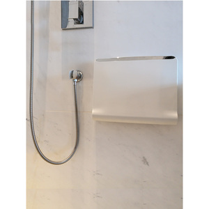 Tabouret pliant mural antidérapant en plastique pour salle de bain, siège de douche type B, sans obstacle - Product Image 2