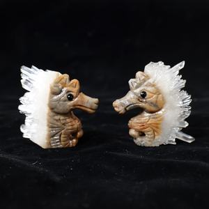 Wholesale High-quality Crystal Cluster Animal Carving <b>Ornament</b> Healing Fashion Trend Collectible Art for Home Decor - Product Image 5