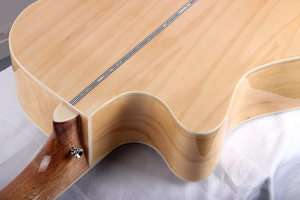 <span class=keywords><strong>Guitarra</strong></span> Acústica Eléctrica de 40/41 Pulgadas con Pastilla, Tapa de Abeto de Calidad, Diapasón Tallado en Forma de Viñas, Ideal para Principiantes, Económica - Product Image 4