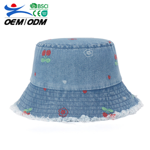 Nuevo Sombrero de Pescador Personalizado con Bordado, de Ala Ancha, Lavado, de Tela No Tejida, para Niños, Deportivo, para Verano y Actividades al Aire Libre - Product Image 1