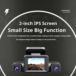 Cámara DVR para Auto Todo en Uno con Pantalla <span class=keywords><strong>IPSA</strong></span> de 2 Pulgadas, WIFI, Visión Nocturna HD de Cuatro Canales y Imagen de Reversa de 360 Grados - Product Image 2