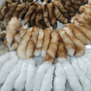 Code di Volpe Autentiche All'Ingrosso, Morbide e Soffici, Multicolore, Minima Perdita di Pelo, Accessori di Moda - Product Image 2