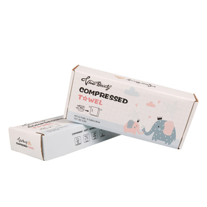 Nhà Máy Bán buôn cung cấp kích thước lớn dùng một lần xách tay cho du lịch nén khăn 25 cái/Hộp - Product Image 4