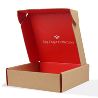 Boîtes d'expédition en carton ondulé imprimé avec logo personnalisé, recyclables