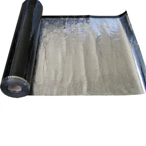 Classe E 1.5mm-2.0mm Style de conception industrielle Pavage humide Membrane d'étanchéité auto-adhésive Construction d'endroits humides 1.2mm