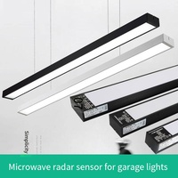 Lampu Sensor Garasi LED Radar Sensor Tubuh Manusia untuk Kantor, Ruangan Bawah Tanah, dan Garasi