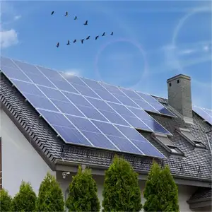 Hibrid enerji depolama ünitesi güneş enerjisi enerjisi PV sistemi 5KW kapalı ızgara sistemi ev güneş sistemi için güneş