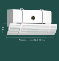 Déflecteur et guide d'air réglables pour pare-brise, panneau de protection décoratif pour la maison