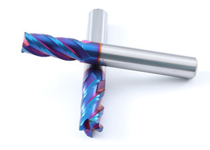 Fresa <span class=keywords><strong>CNC</strong></span> de carburo sólido, brocas de enrutador recubiertas de estaño HRC 45/55/65/70, máquina herramienta de corte personalizada OEM ODM - Product Image 6