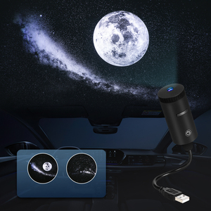 Lámpara Proyector de Cielo Estrellado con Ranura para Tarjeta USB, Película Intercambiable, Luz Nocturna para Auto con Atmósfera de Luna y Cielo Estrellado - Product Image 6
