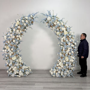 DKB - Arco de Flores Artificiales de Seda para Decoración de Bodas, 7-8 pies, para Ceremonias, Eventos y Fiestas - Product Image 1