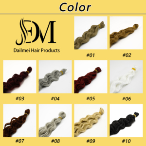 Dailmei Sản phẩm mới nhất chất lượng hàng đầu nhà máy giá thấp mịn mềm sợi phần mở rộng tóc - Product Image 6