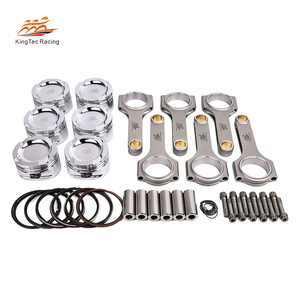 อะไหล่ดัดแปลงและอัพเกรดรถแข่ง ชิ้นส่วนภายในแบบฟอร์จ สำหรับรถยนต์โฟล์คสวาเกน พาสสาท บี6 3.2ลิตร 3.6ลิตร วีอาร์6 เอฟเอสไอ ลูกสูบและก้านสูบแบบฟอร์จ - Product Image 1