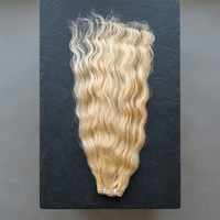 Cheveux Indiens Remy Naturels Blonds de Qualité Supérieure, Double Trame Faite à la Machine, Idéal pour Salons Professionnels, Coiffure Élégante, Utilisation à Long Terme, Le Meilleur Choix