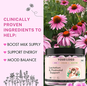 Caramelle Gommose OEM alla Moringa <span class=keywords><strong>per</strong></span> l'Allattamento, Miscela di Erbe <span class=keywords><strong>per</strong></span> Mamme Nuove, Recupero Post-Parto e Supporto Immunitario, Supporto Vegano <span class=keywords><strong>per</strong></span> l'Allattamento - Product Image 3