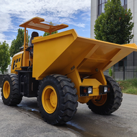 Camion benne compact HAIJU HJD50 5 tonnes 4x4, mini-dumper avec moteur Yunnei en option, Yuchai Cummins, faible entretien, vente chaude