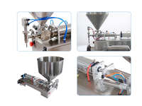 Machine de remplissage semi-automatique pour pâte et poudre |   Remplissage de verre à haute productivité pour les matériaux à haute viscosité