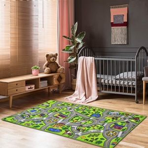 Tapis de jeu pour enfants <span class=keywords><strong>JACKSON</strong></span> grand format 60 x 32, motif personnalisé, éducatif, circulation routière, technique de tapis coupé, livraison gratuite - Product Image 2