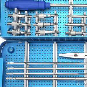 ORTHO ZE Juego de instrumentos quirúrgicos ortopédicos para disección y apósitos, pinzas de acero inoxidable, kit manual de extracción de varillas rotas, 1 año - Product Image 4