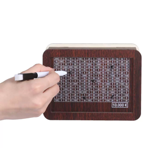 Caja de dinero de madera para la gestión del dinero, mostrador en forma de rectángulo, decoración de muebles para el hogar para el ahorro de Diwali - Product Image 1