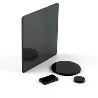 Verre trempé découpé au laser sur mesure, précision solide, tolérance de 0,02 mm |   Utilisation industrielle en extérieur, dureté de surface 9H, décoration
