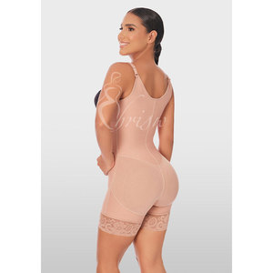 Fajas ngắn Con tira de brasier fajas colombianas mô hình mỏng phù hợp với phụ nữ mông nâng Shapewear trước ngực không tay tráng - Product Image 6