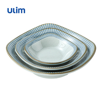 Assiette de présentation décorative en mélamine perlée pour fêtes et mariages