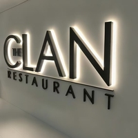 Affichage Lettres rétroéclairées LED Enseigne LED personnalisée Enseigne commerciale éclairée par LED pour bureau