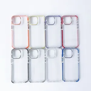 Dual-Color Xuncai Series Camera Bracket Cell Phone Case for iPhone Samsung Xiaomi