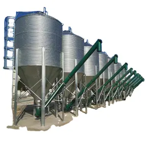 Good Price Cost Stainless Steel Grain Storage Silo Poultry Chicken Feed Silo Grain Silo