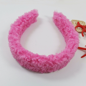 2020 new Kids Faux fluffy Thick Headbands Colorful Mommy And <span class=keywords><strong>Me</strong></span> Fall Hair Accessories Vendprs Winter Woman Furry Headband - Product Image 3