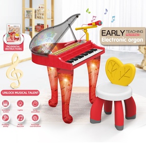 Đồ Chơi Nhạc Cụ Cho Trẻ Em Chất Lượng Cao Đàn <span class=keywords><strong>Piano</strong></span> Đa Năng Bàn Phím Đàn Organ Điện Tử Dạy Sớm Có Micrô - Product Image 3