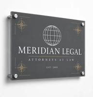 Signalétique personnalisée en acrylique pour villa, nom de famille, fixation murale, impression UV, découpe laser, vente en gros