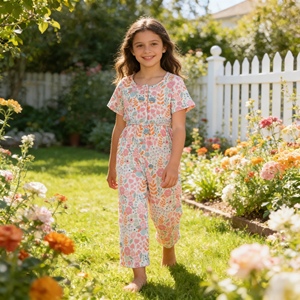 GSSO3245 rts Ensemble pour petite fille active, bleu, avec nœuds de baseball, broderie sur le thème du jeu de la balle, manches à volants, vente en gros pour enfants - Product Image 6