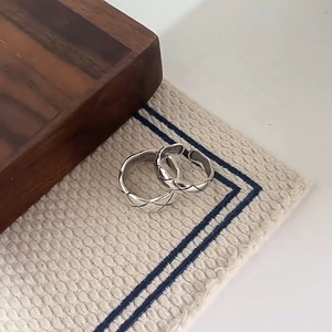 Korean Hot Sale 100% 925 Sterling Silver Classic Vintage <b>Ring</b> Simple <b>Finger</b> <b>Rings</b> For Women Fine Jewelry - Product Image 3