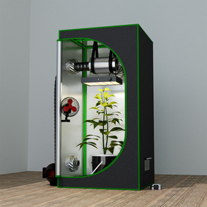 80*80 * بزراعة الخيام بدون نافذة 600D أكسفورد مايلر الخيام المعدنية لزراعة البستنة في الدفيئة - Product Image 6