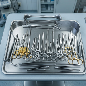 Ensemble d'instruments de chirurgie abdominale en acier inoxydable chirurgical de haute qualité fabriqué par Blink Surgident - Product Image 2