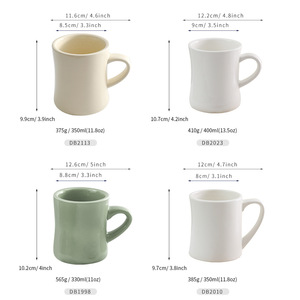 Taza de Cerámica Chaozhou con Acabado Mate y Asa, Calidad de Primera Clase, Taza de Café para el Hogar, Regalo para Uso Comercial - Product Image 2