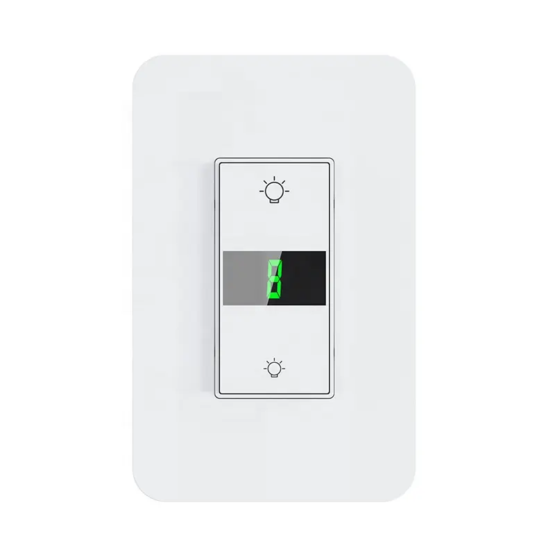 2024 nuovo modello Milfra Smart Dimmer Display digitale 3 vie Dimmer Smart Switch funziona con filo Siri neutro richiesto