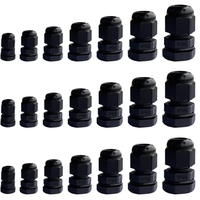 Presse-étoupe étanche réglable 3-13mm connecteurs de câble PG7 PG9 PG11 PG13.5 PG16 joints de presse-étoupe en plastique protecteurs de fil