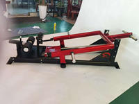 Machine à Squat et à Lunge à Charge de Plaques, Extension de Jambes Unilatérale Réglable, Multifonction pour le Bas du Corps, Usage Commercial en Salle de Sport