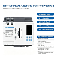 CHINT NZ5 16-630A 2P 3P 4P PC 10kA-25kA Commutateur de transfert automatique de niveau (ATS) AC400V 50ms IP20 Certifié CE CB Stock usine
