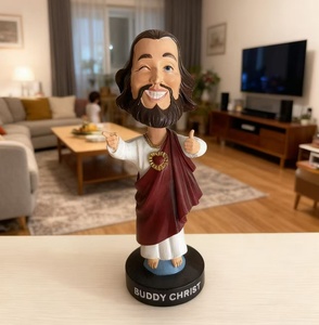 Figura Coleccionable de Jesucristo con Cabeza Móvil, Pintada a Mano, de Resina Ecológica, para Decoración del Hogar, Marca LiFeng LF801, Directo de Fábrica, Personalizable - Product Image 1