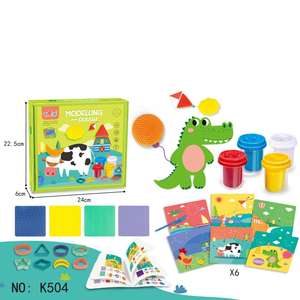 Carte <span class=keywords><strong>géométrique</strong></span> Couleur Argile Set Lettre Ligne Animal Préscolaire <span class=keywords><strong>Forme</strong></span> Activité Tactile Cartes d'Apprentissage Créatif Argile Accessoires - Product Image 1