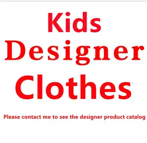 Venta al por mayor ropa para niños de marca-Ropa de diseño de lujo para niños, moda de invierno de diseñador, marca famosa, venta al por mayor