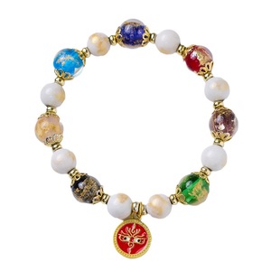 Pulsera de cuentas de Buda gris perfumada para mujer, de cristal gris fragante - Product Image 5