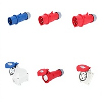 Connecteur de prise industrielle en laiton HFE IP44 étanche 3 broches 4 broches 5 broches 32A